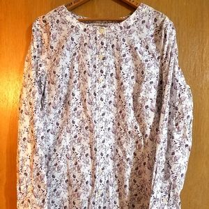 Duluth Trading Company Tunic Style Button Down